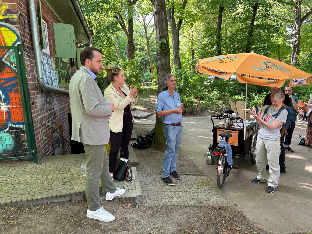 Eröffnung Kiosk durch Bürgermeisterin Kirstin Bauch