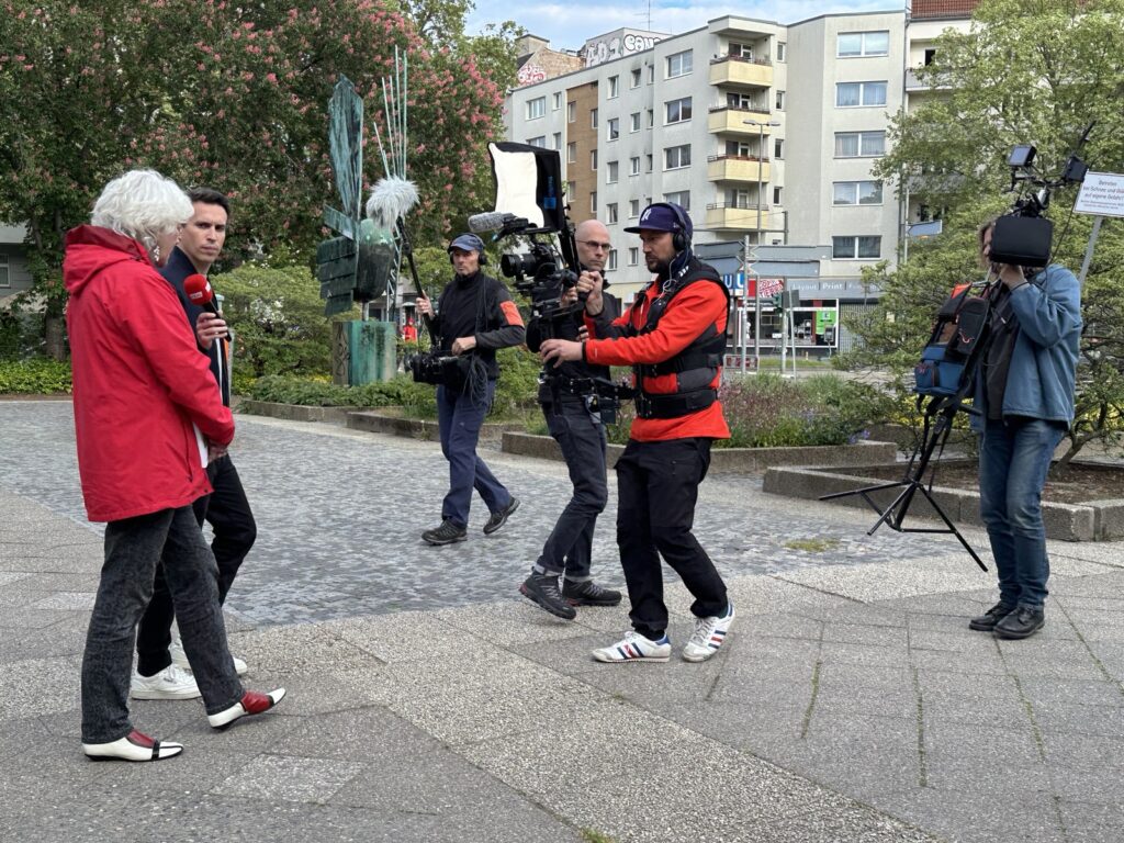 rbb-Sendung „Der Tag“ vom 15. Mai 2026, Bundesplatz (Dreharbeiten)